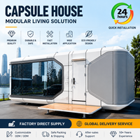 Maisons conteneurs de luxe mobiles, étanches et écologiques de 20 et 40 pieds, maisons capsules, pods préfabriqués, espaces préfabriqués à installation rapide