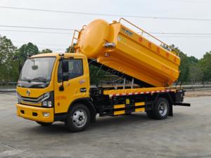 รถดูดท่อขนาด 10 ลูกบาศก์เมตร ยี่ห้อ Dongfeng มาตรฐานยูโร 3 ยูโร 4 ยูโร 5 พร้อมปั๊มสุญญากาศ Robuschi Hibon Cvs Samson สำหรับดูดตะกอนน้ำเสีย - Product Image 2