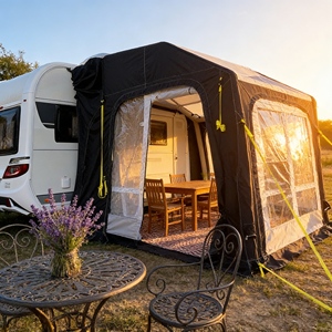 Auvent latéral de <span class=keywords><strong>caravane</strong></span>, auvent extérieur pour camping, imperméable, épaissi, ouverture rapide, tente de <span class=keywords><strong>caravane</strong></span> <span class=keywords><strong>gonflable</strong></span> - Product Image 3