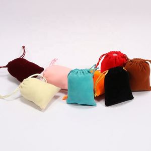 Pochette en velours imprimée réutilisable avec cordon de serrage, pochette de maquillage, pochette de voyage pour bijoux avec insert - Product Image 5