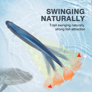 HONOREAL Personalizado V caudas Isca Macia Sea Bass <span class=keywords><strong>Swimbait</strong></span> Peixe Isca Macia Isca Isca De Pesca Bionic Soft <span class=keywords><strong>Fishing</strong></span> Lures - Product Image 2