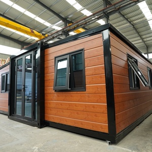 Casa Contenedor de Acero Económica de 20 y 40 Pies, Prefabricada y Personalizable, con Dormitorio, para Uso como Escuela o Taller, Estilo Moderno de Mediados de Siglo - Product Image 2