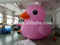 Canard gonflable géant pour la décoration publicitaire extérieure