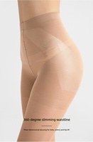 Pantimedias de Mujer Talla Grande 40D con Control de Abdomen y Efecto Levanta Glúteos, Alta Elasticidad, Antienganches, Moldeadoras, Efecto Piel de Durazno, Listas para Enviar