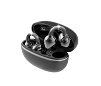 Écouteurs sportifs ouverts de style boucles d'oreilles, étanches IPX4, avec affichage numérique à faible latence AI ANC BT6.0, son surround 360 HiFi, tendance