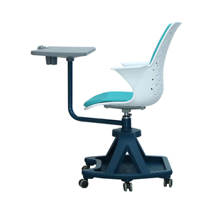 <span class=keywords><strong>Silla</strong></span> Escolar Giratoria 360° con Tableta de Escritura, <span class=keywords><strong>Silla</strong></span> para Conferencias con Almacenamiento, <span class=keywords><strong>Silla</strong></span> de Capacitación - Product Image 3