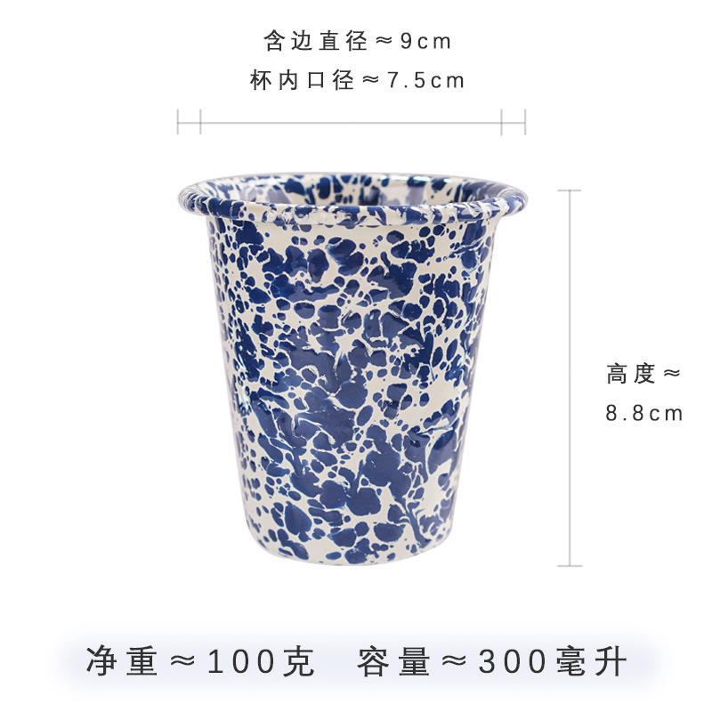 ถ้วยรูปกรวยสีน้ำเงินขนาด7ซม.