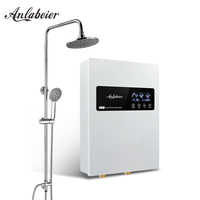 Chauffe-eau électrique instantané sans réservoir 9kW portable mini sous comptoir pour toute la maison, température constante