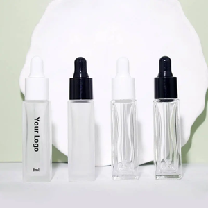 China Manufacturers Wholesale Black Cap <b>Dropper</b> <b>Glass</b> <b>Bottle</b> 3Ml 5Ml 8Ml Clear, Frosted <b>Glass</b> <b>Bottles</b> For Capessential Oil - Product Image 1