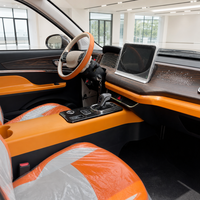 Nouveau Véhicule Électrique 2026 Mini SUV Électrique 4 Roues pour Adultes avec Intérieur Orange pour la Conduite Urbaine