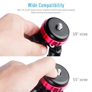 Manbily Hochwertiges MT-02 Fotografie-Video 2-Teiliges Mini-Tischstativ Handyhalterung Selfie Live Desktop-Ständer Stativ - Product Image 3