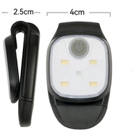 Lampu jepit LED Mini USB dapat diisi ulang, senter kecil luar ruangan lari & Aksesori sepatu
