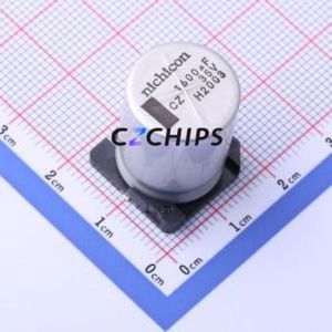 ตัวเก็บประจุอิเล็กโทรไลต์อะลูมิเนียมแบบ SMD รุ่น UCZ1V162MNQ1MS ขนาด D16xL21.5 มม. ความจุ 1600uF ค่าความคลาดเคลื่อน 20% แรงดัน 35V กระแสไฟ 3A ความถี่ 3-100kHz - Product Image 1