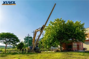 Venta Directa de Fábrica XUVOL, Poste de Construcción Eléctrico, Adecuado para Grúas, Agarrador Giratorio para Tubos de Madera - Product Image 5