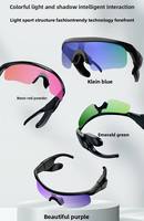Gafas Deportivas Inteligentes RuiHuai Antivaho con Protección UV IPX-6, Llamadas Manos Libres, Reconocimiento de Voz, Video 4K, 170mAh