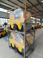 Nivo YND550 550 kg Rouleau compresseur routier miniature Nivo à conducteur marchant 0,5 tonne Double tambour 0,2-40T Machine de compactage vibratoire ou pièces
