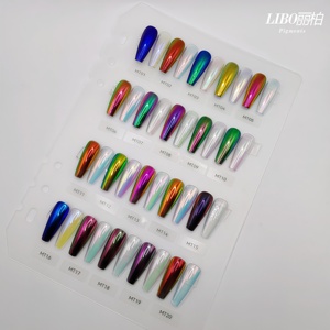 Poudre de Soie Lisse en Gros Effet Aurore, Poudre de Perle Blanche pour Nail Art, Poudre de Fée Clair de Lune - Product Image 3