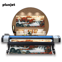 Plusjet 3.2m Avec Hoson Electronic Lan Board Imprimantes Bus Ads Impression PJ-3200Q Pour Epson XP600 F1080-A1 Eco Solvent Printer