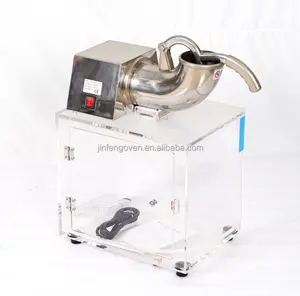 Stainless steel pink silver indoor snow cone machine ice crusher shaved ice machine for beverage shops