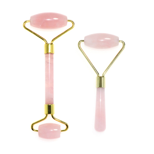 Ensemble de massage facial en quartz certifié ROHS anti-âge et blanchissant, outil de soin de la peau, rouleau de jade pour le visage - Product Image 4