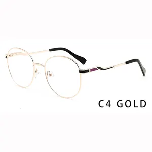2024nouveau métal prêt Stock nouveau design mixte classique montures lunettes métal optique cadre classique lunettes
