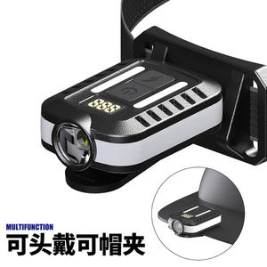 Lampe frontale à clip TD222 rechargeable 1000 mAh LED lumière rouge pour randonnée en extérieur pêche nocturne avec écran d'affichage et chargement Type C - Product Image 5