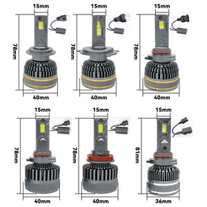 หลอดไฟหน้า LED สว่างพิเศษ 150W 10000LM 6000K 12V รุ่น A886 ท่อทองแดงคู่ กันน้ำ ไฟตัดหมอก ใช้ได้กับรถยนต์ทั่วไป - Product Image 3