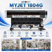 Imprimante à sublimation haute vitesse MYJET 4 I3200 A1, machine de transfert thermique rouleau à rouleau de 1,8 m pour l'impression textile en usine