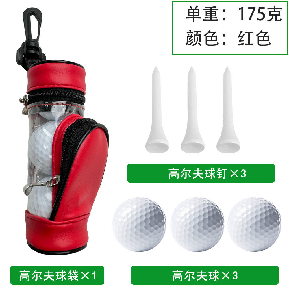 Red (3 balls + 3 nails)