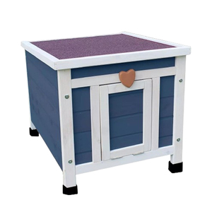 تصميم فاخر مقاوم للماء في الهواء الطلق والخشب الصلب للقطط الضالة - Product Image 2