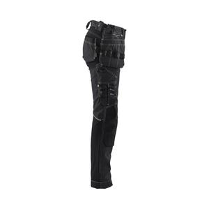 BLAKLADER - 713013709900C42 <b>Women</b>’s craftsman <b>trousers</b> with <b>stretch</b> Black - EAN 7330509857977 WORK <b>TROUSERS</b> CARGO WORK <b>TROUSERS</b> - Product Image 4