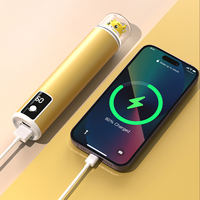 Chauffe-mains portable mini de poche, nouvelle arrivée 2027, rechargeable par USB, mini banque d'alimentation à charge rapide, chauffe-mains électrique