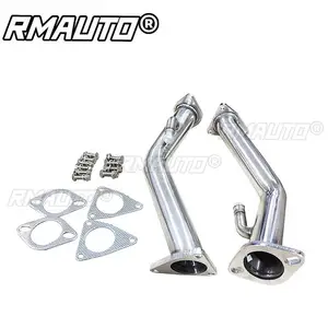 370Z pipa knalpot Stainless Downpipe, pipa pembuangan Manifold sistem knalpot untuk Nissan 370Z Infiniti G37