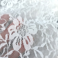 Tissu de dentelle élastique en Nylon Spandex pour vêtement