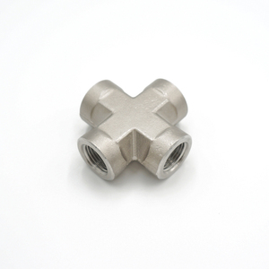 Thép không gỉ 316 áp lực cao giả mạo phù hợp 1/2 ''NPT nữ bằng chéo ống phù hợp - Product Image 3