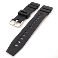 Bracelet de montre de sport en plastique noir pour hommes remplacement original 18 20 22 mm bracelet de montre gshock