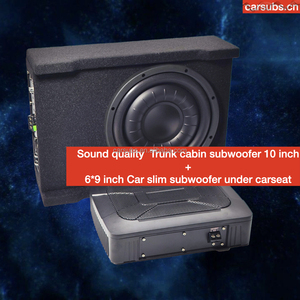 Boîtier de subwoofer Android pour <span class=keywords><strong>voiture</strong></span> de 10 pouces et subwoofer <span class=keywords><strong>passif</strong></span> fin pour <span class=keywords><strong>voiture</strong></span> de 6*9 pouces, RMS 400W, crête 800W, subwoofer actif pour <span class=keywords><strong>voiture</strong></span> de 10 pouces - Product Image 2