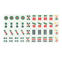 Ensemble de Mahjong Malaisien de Luxe Personnalisé en Mélamine Durable et Écologique, 144 Tuiles, Tuiles Joker, Taille et Logo Personnalisables pour Jeu à Domicile