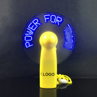 Vente en gros d'usine, mini ventilateurs portables électriques USB à LED, fournitures promotionnelles pour les mariages et les fêtes