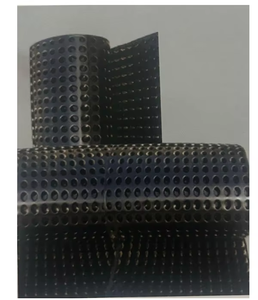 Feuille de fossettes de qualité construction avec une épaisseur de 0.65mm pour le drainage et l'imperméabilisation des murs de soutènement - Product Image 6