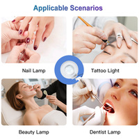 OEM ODM Magnify Led Device Light Beauty Room Makeup Nail Art Eyelash Extension Tattoo Mirror Skin Examination Magnifying Lamp