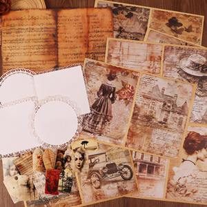 JAI IMAN 22 papiers 36 autocollants Vintage Victoria bricolage creux texturé décoration papier Scrapbook Kit pour éphémères - Product Image 1