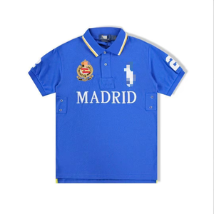 Camisa de Manga Corta para Hombre, 100% Algodón, Estilo Urbano de Verano, Cuello con Solapa, Diseño con Letras Bordadas, Casual, Transpirable, Talla Grande - Product Image 5