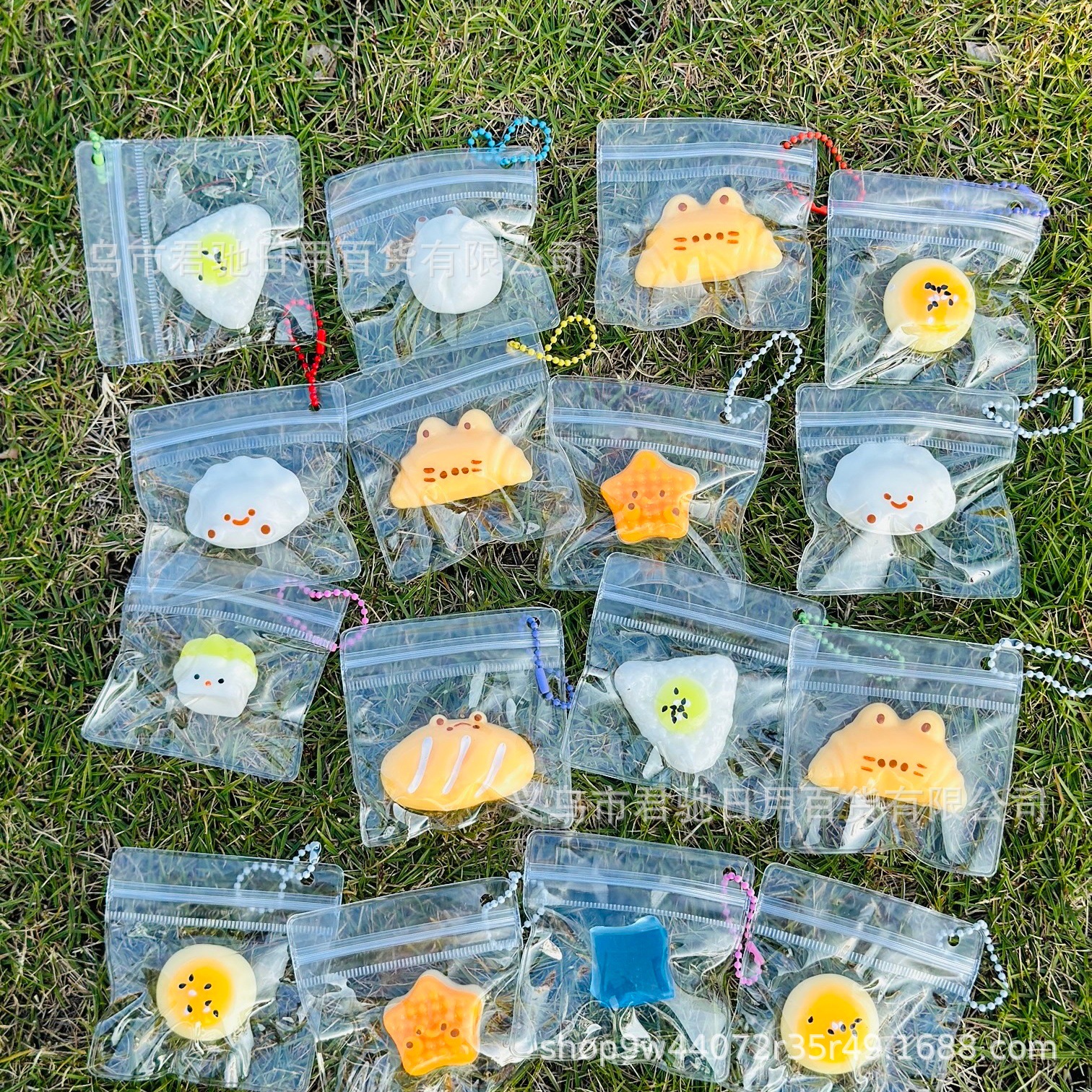 Juguetes de comida en miniatura: diseños variados