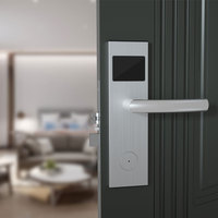 Tarjeta RFID de acero inoxidable para desbloqueo de armario de Hotel, cerradura de puerta deslizante, puerta de aluminio, tarjeta de memoria gratuita, opción de almacenamiento de datos