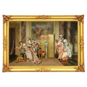 <span class=keywords><strong>Cadre</strong></span> <span class=keywords><strong>Photo</strong></span> Support <span class=keywords><strong>Cadre</strong></span> <span class=keywords><strong>Photo</strong></span> pour Peinture Or Antique Classique Bois <span class=keywords><strong>Baroque</strong></span> Grand Orné En Bois Vintage Argent Personnalisé - Product Image 2