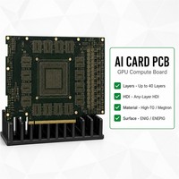 Fabricant de cartes PCB pour IA - Carte de module de calcul GPU HDI multi-couches jusqu'à 40 couches High-TG Megtron ENIG ENEPIG