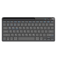 Nouveau clavier sans fil AULA AK205 ultra fin en PBT avec mode double USB 2.4G, 88 touches, portable pour tablette et usage bureautique