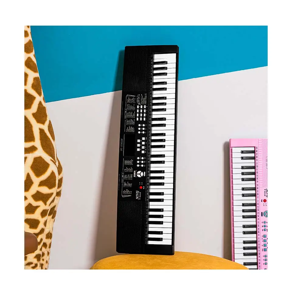 61 चाबियाँ इलेक्ट्रॉनिक अंग संगीत साधन सिंथेसाइज़र कीबोर्ड teclado जूनियर और युवा के लिए संगीत पियानो इलेक्ट्रॉनिक कीबोर्ड