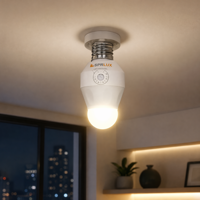 Contrôleur de lumière à base E27/E26 avec temporisation et interrupteur automatique 110-240V AC, en plastique, garantie 2 ans